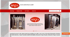 Desktop Screenshot of divyainfotechcorp.net